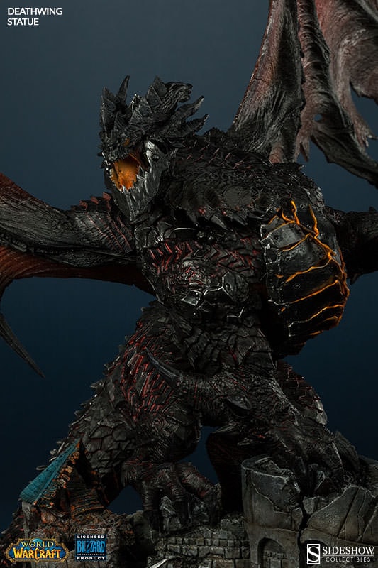 World of Warcraft Deathwing Polystone Statue by Sideshow Col