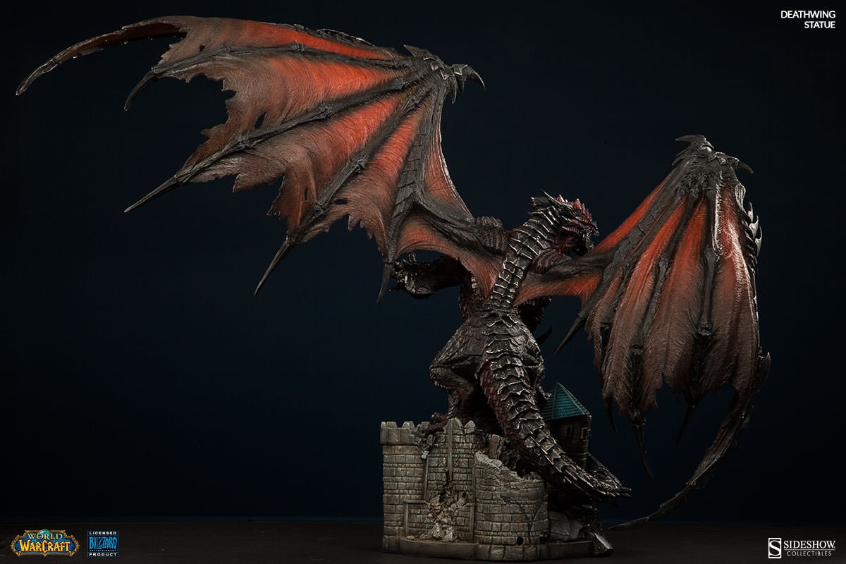 Warcraft Deathwing Polystone Statue  (Prototype Shown) View 7