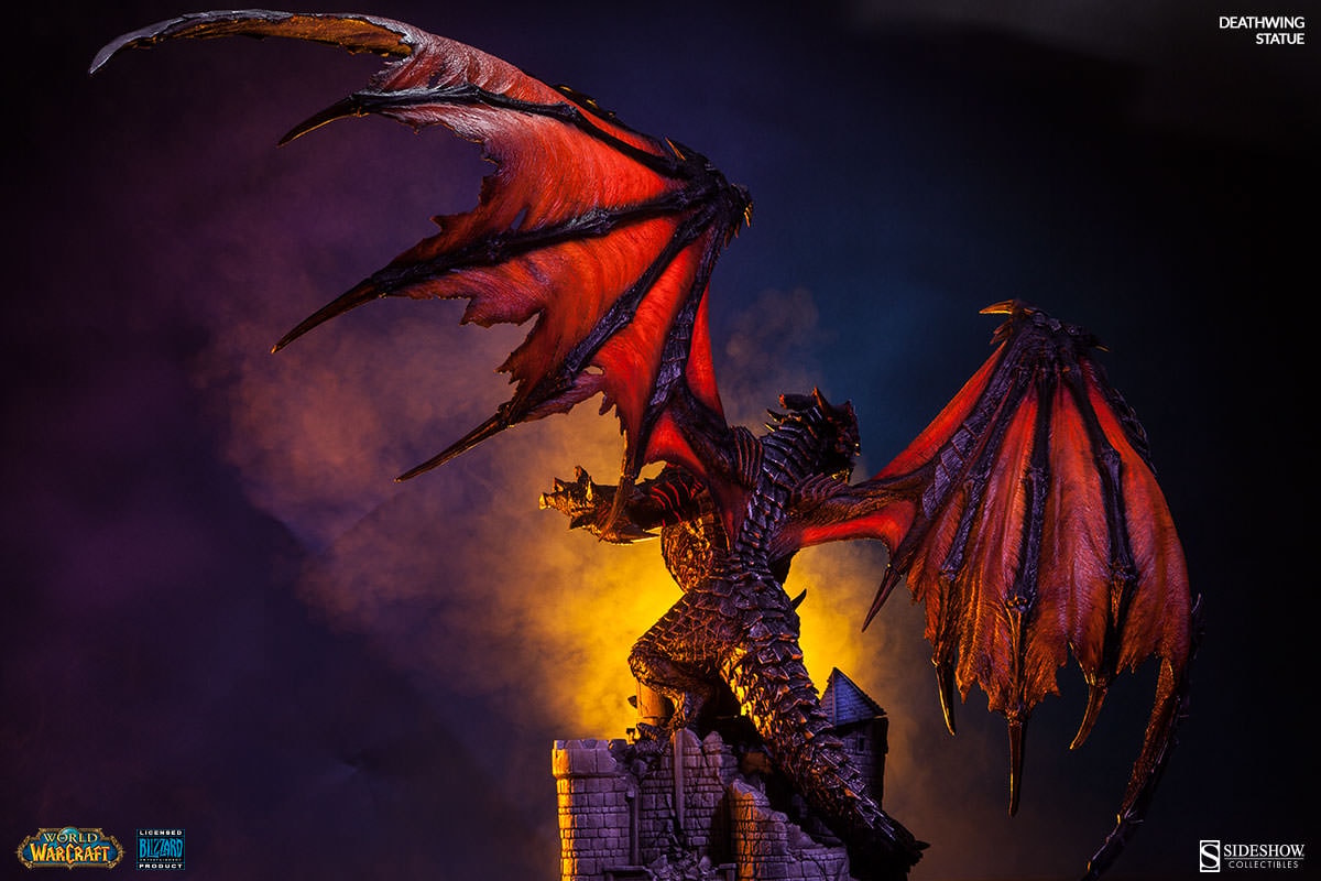 Warcraft Deathwing Polystone Statue  (Prototype Shown) View 13