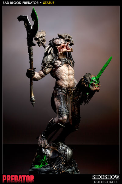 クリスマスツリー特価！ Statues Blood Bad Predator Predator by Collectibles Sideshow SF・ファンタジー・ホラー