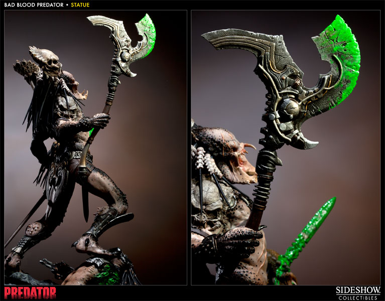 公式 Predator Predator Bad Blood Statues by Sideshow Collectibles SF・ファンタジー・ホラー