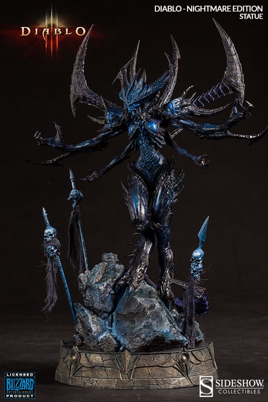 Diablo III Diablo Nightmare Edition Statue by Sideshow Coll