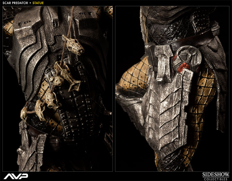 Alien VS Predator Scar Predator Statue by Sideshow Collectib