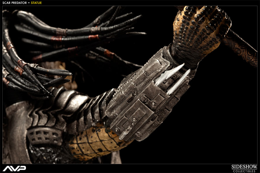 Alien VS Predator Scar Predator Statues  Collector Edition View 7