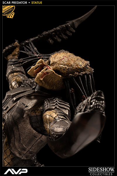 Alien VS Predator Scar Predator Statues  View 5