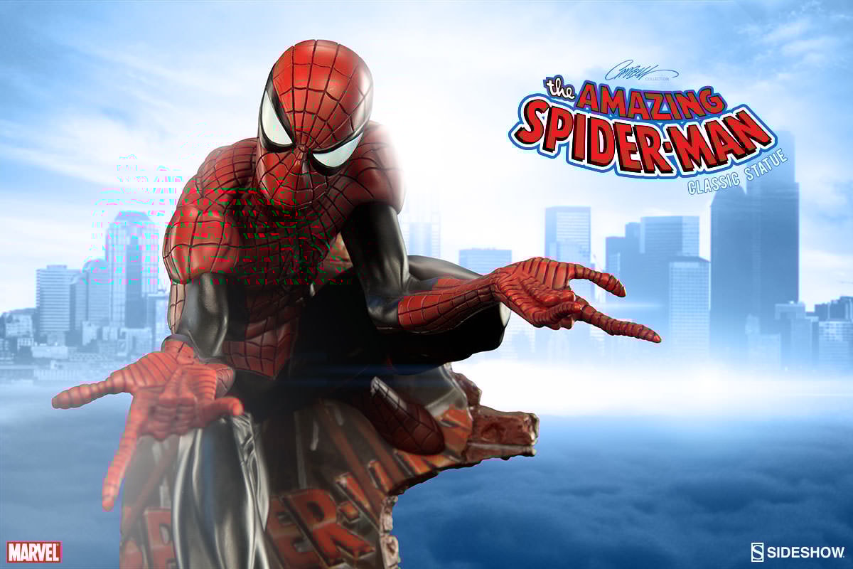 Marvel Spider-Man Classic Polystone Statue by Sideshow Colle