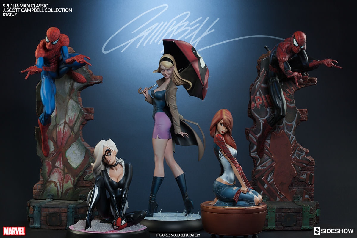 sideshow  J・スコット・キャンベル スパイダーマン コレクション Sideshow Collectibles Spider-man Statue – J Scott Campbell