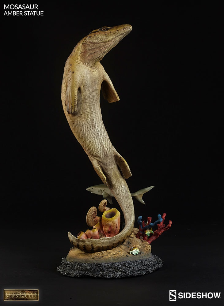 Dinosauria Mosasaur Amber Statues  View 8