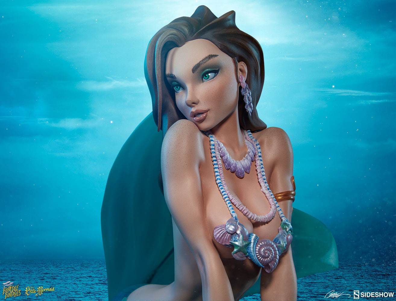 J Scott Campbell The Little Mermaid Statues  Exclusive Edition View 2
