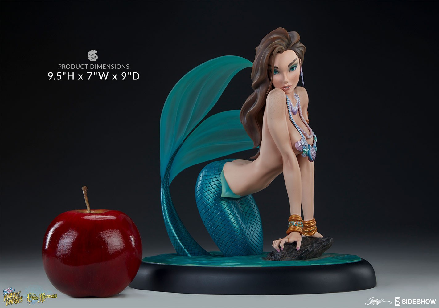 J Scott Campbell The Little Mermaid Statues  Exclusive Edition View 3