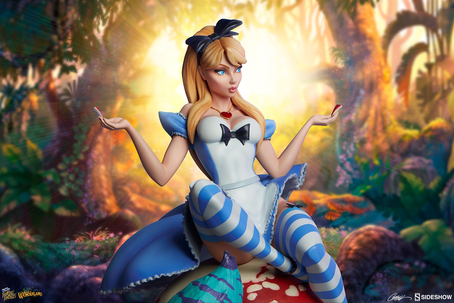 J Scott Campbell Alice in Wonderland Statue