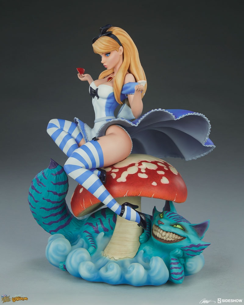 Sideshow Collectibles J. Scott Campbell Fairytale Fantasies Collection Alice  in Wonderland Statue - US