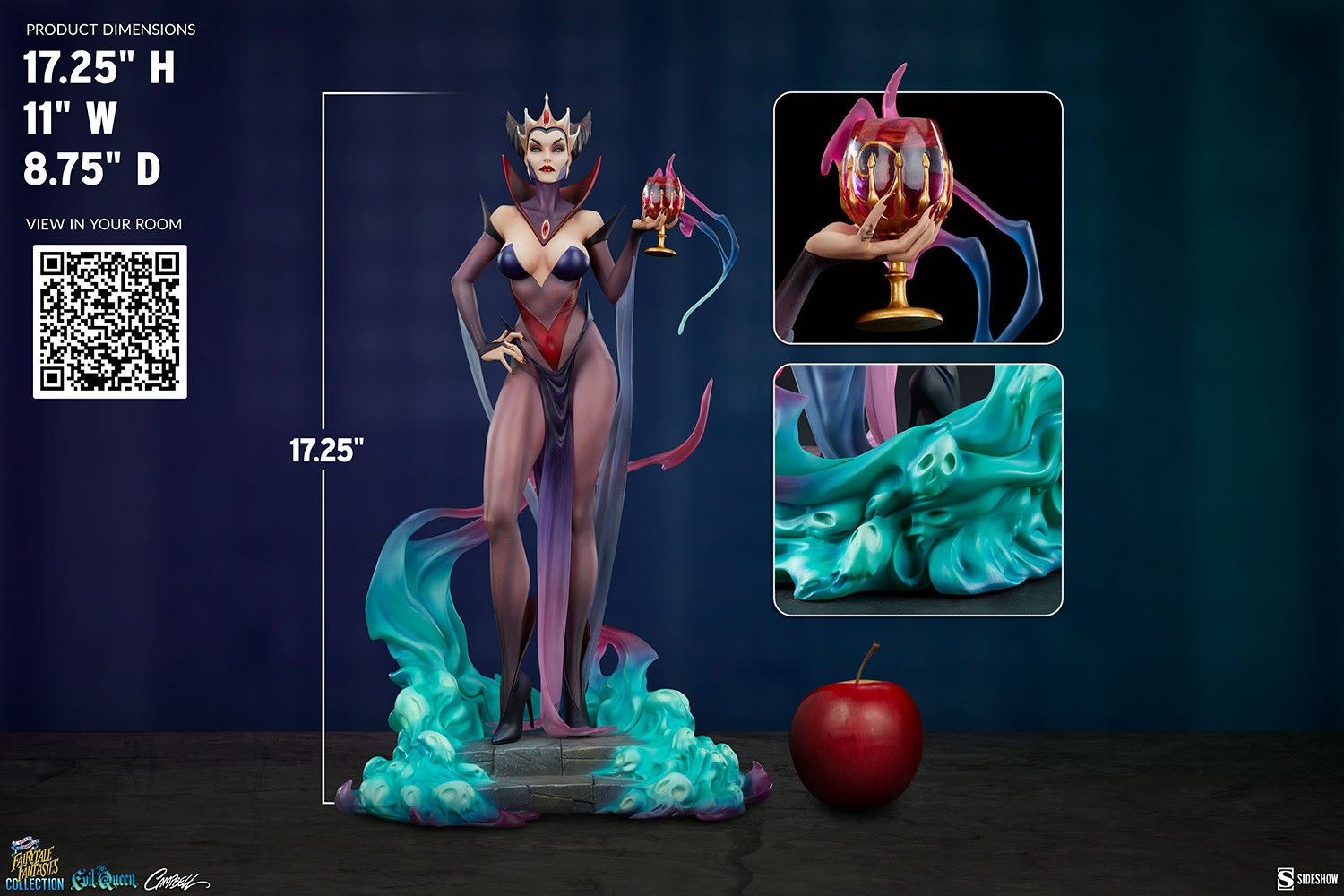 J Scott Campbell Evil Queen Statues  Collector Edition (Prototype Shown) View 2