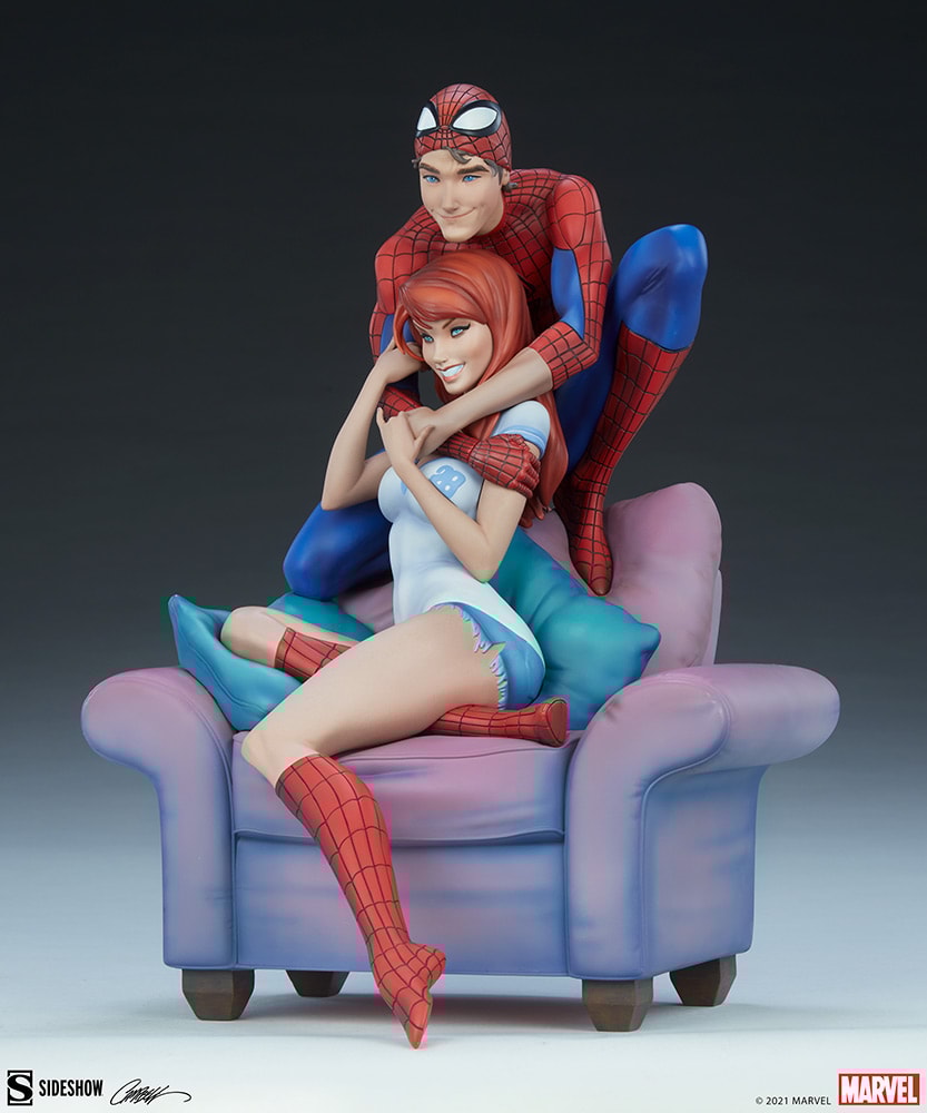 人気ランキング1位～（売れ筋商品） Jane Mary and Spider-Man Maquette Collectibles Sideshow by アメコミ