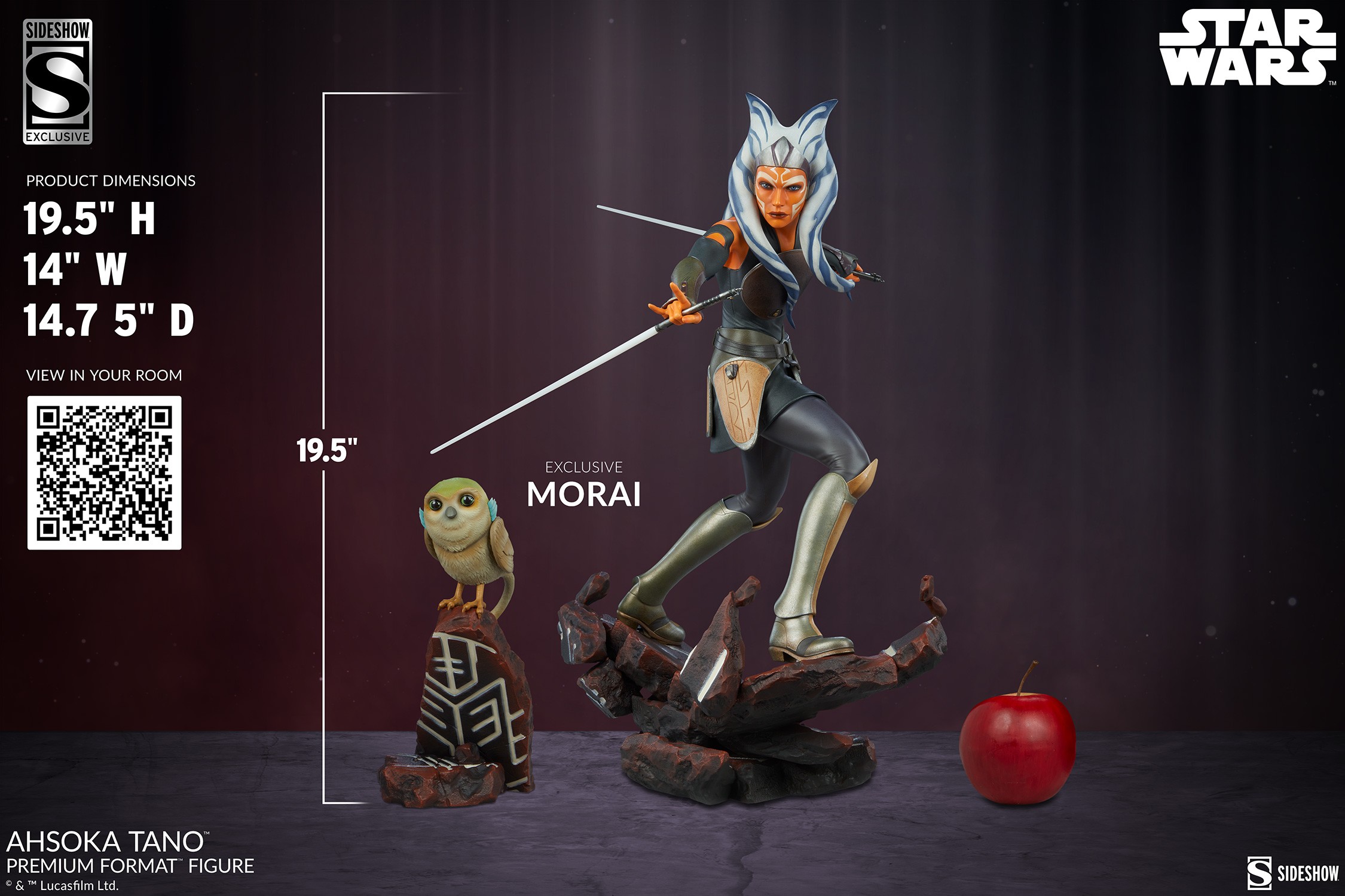 Star Wars Ahsoka Tano Premium Format™ Figure  Exclusive Edition View 2