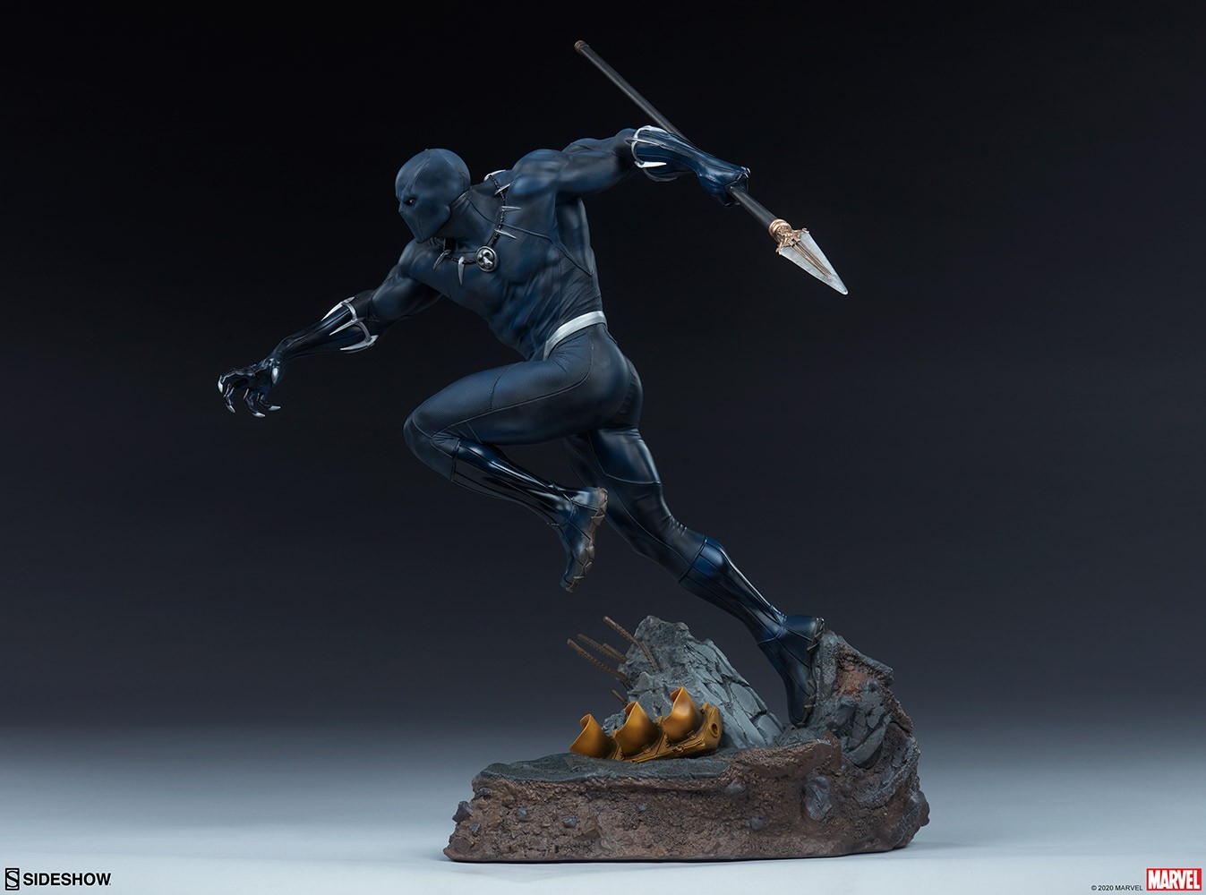 Marvel Black Panther Avengers Assemble Statue by Sideshow
