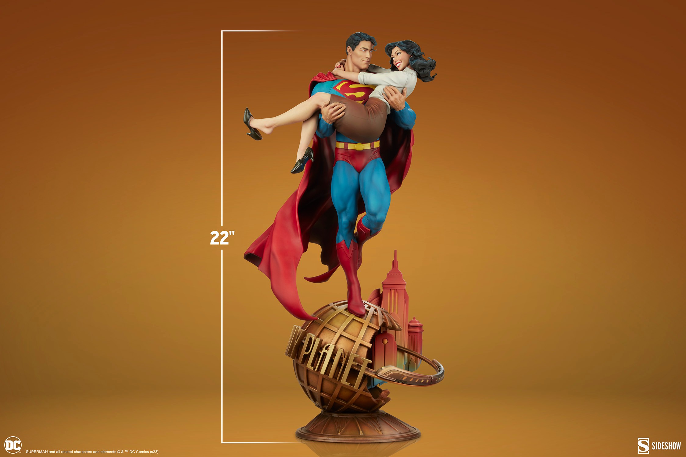 DC Comics Superman and Lois Lane Diorama  (Prototype Shown) View 10