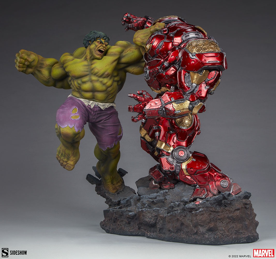 Marvel Hulk vs Hulkbuster Maquette  View 7