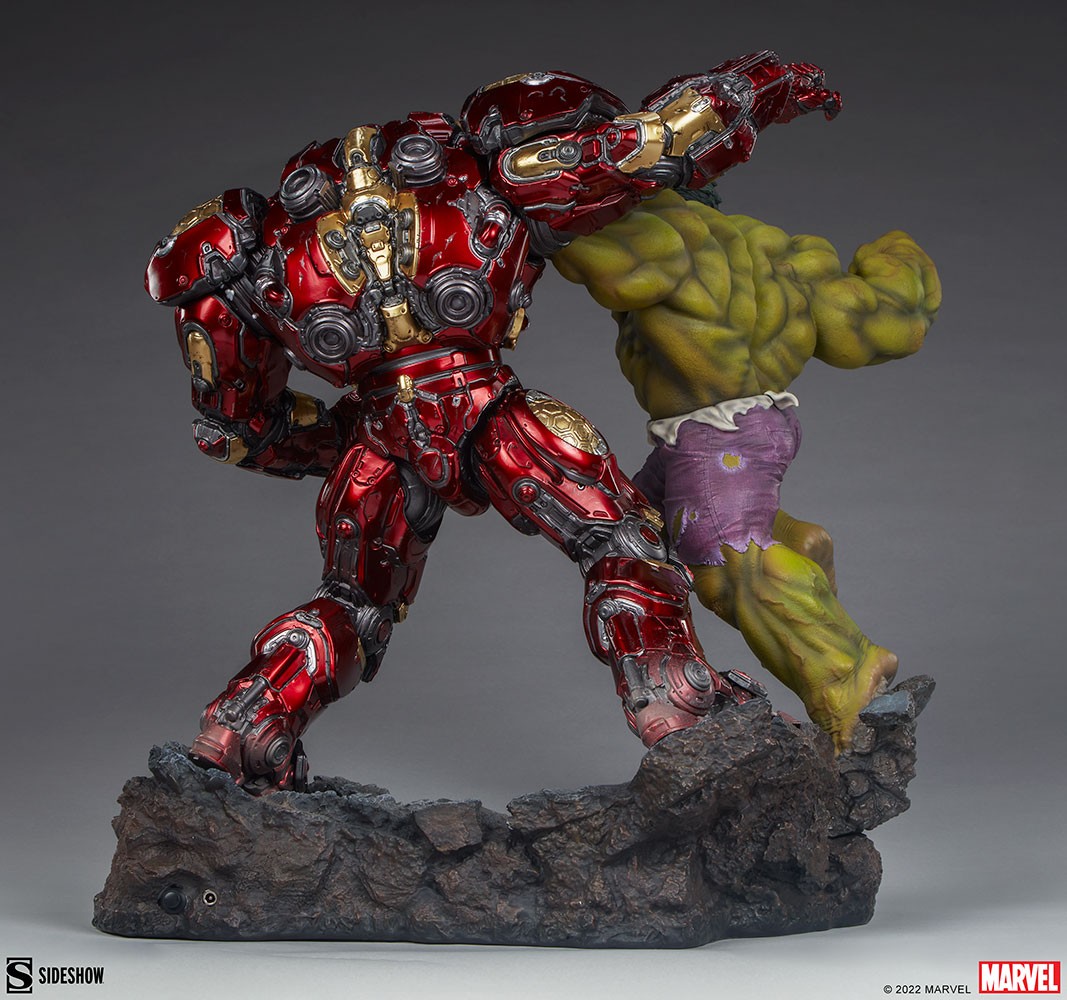 Marvel Hulk vs Hulkbuster Maquette  View 8