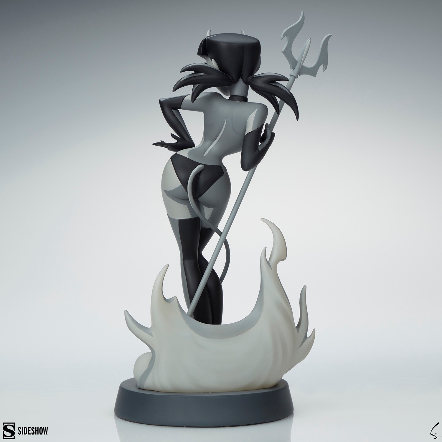 Shane Glines Devil Girl (Black and White Variant) Statues  (Prototype Shown) View 8