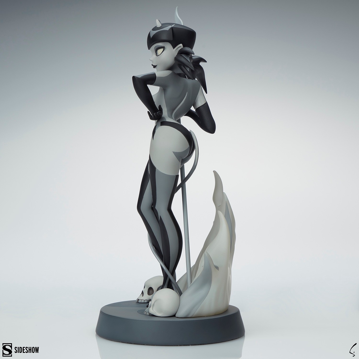Shane Glines Devil Girl (Black and White Variant) Statues  (Prototype Shown) View 9
