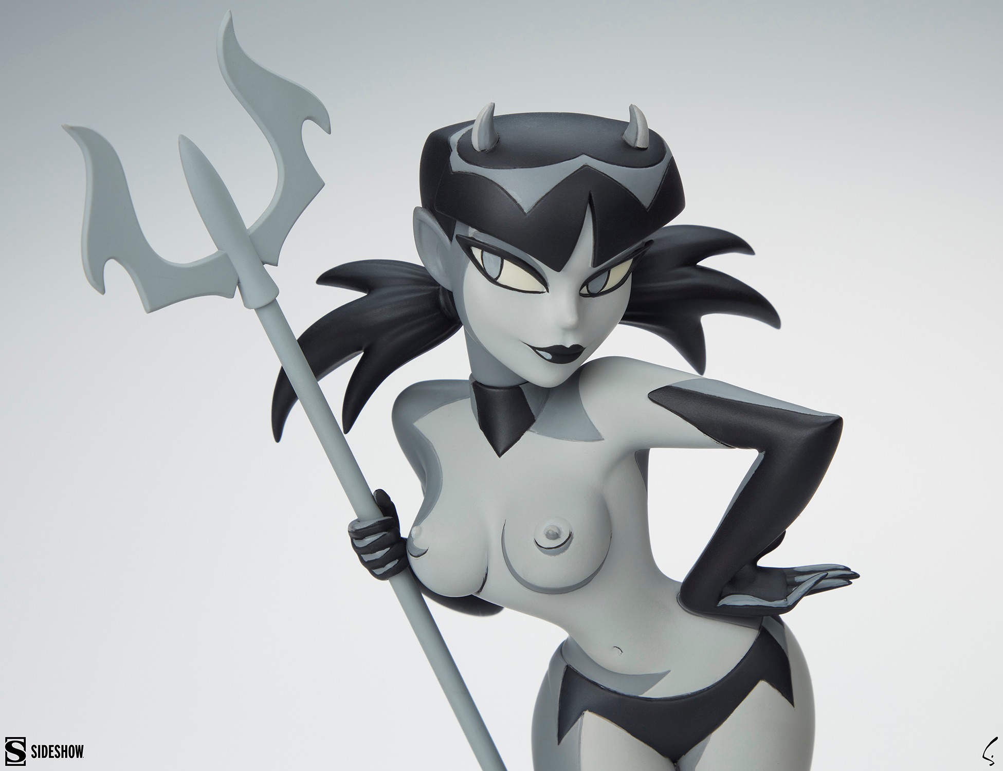 Shane Glines Devil Girl (Black and White Variant) Statues  (Prototype Shown) View 11