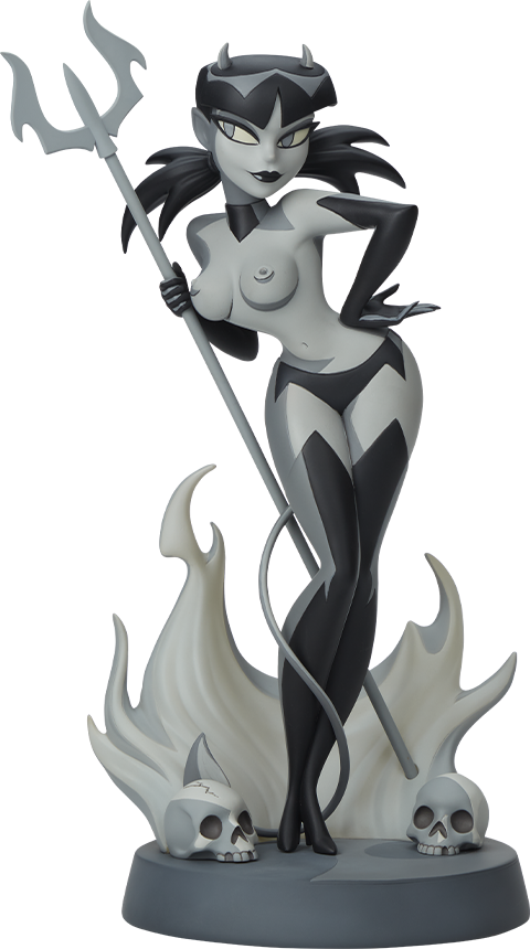 Shane Glines Devil Girl (Black and White Variant) Statues  (Prototype Shown) View 12