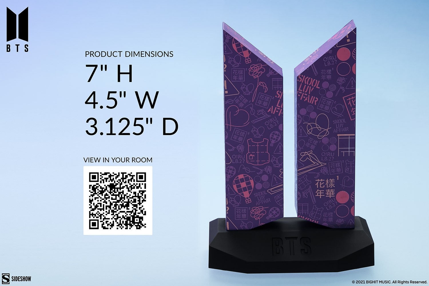 Premium BTS Logo: 7 With You View 3