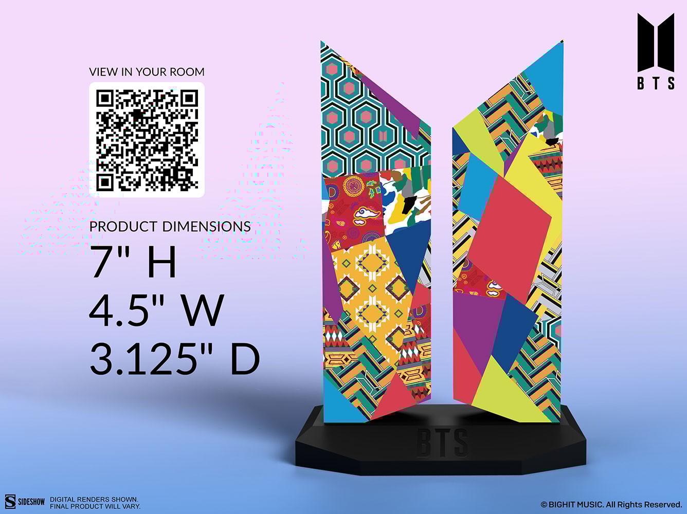 Premium BTS Logo: Idol Edition (Prototype Shown) View 3