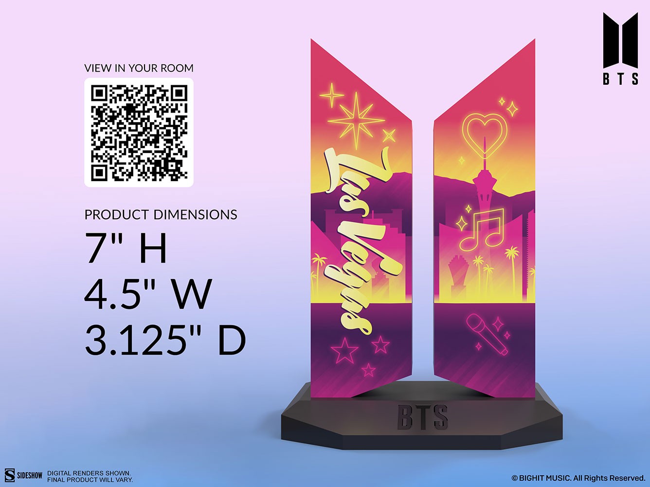 Premium BTS Logo: Las Vegas Edition (Prototype Shown) View 3