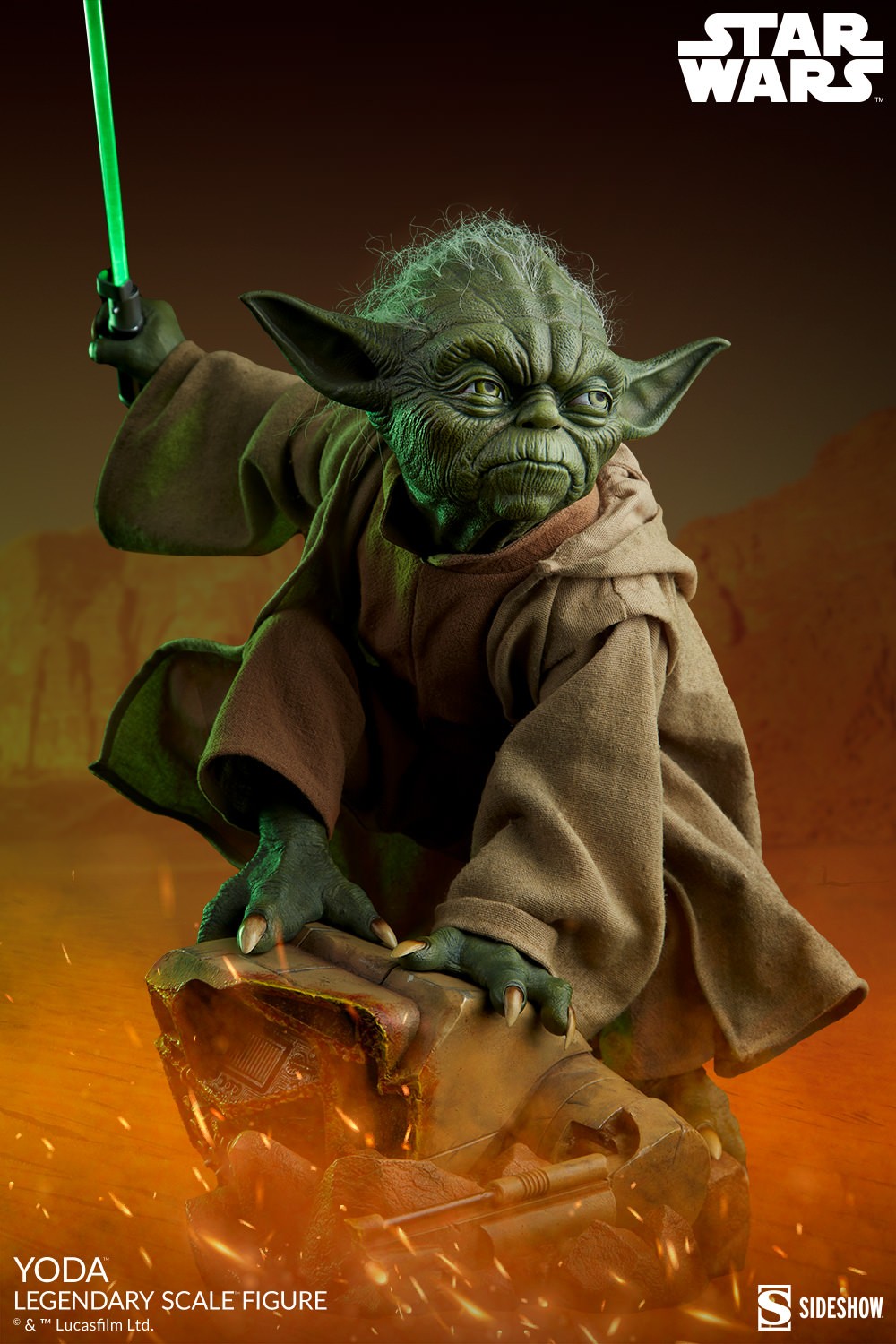 Sideshow yoda legendary scale sale