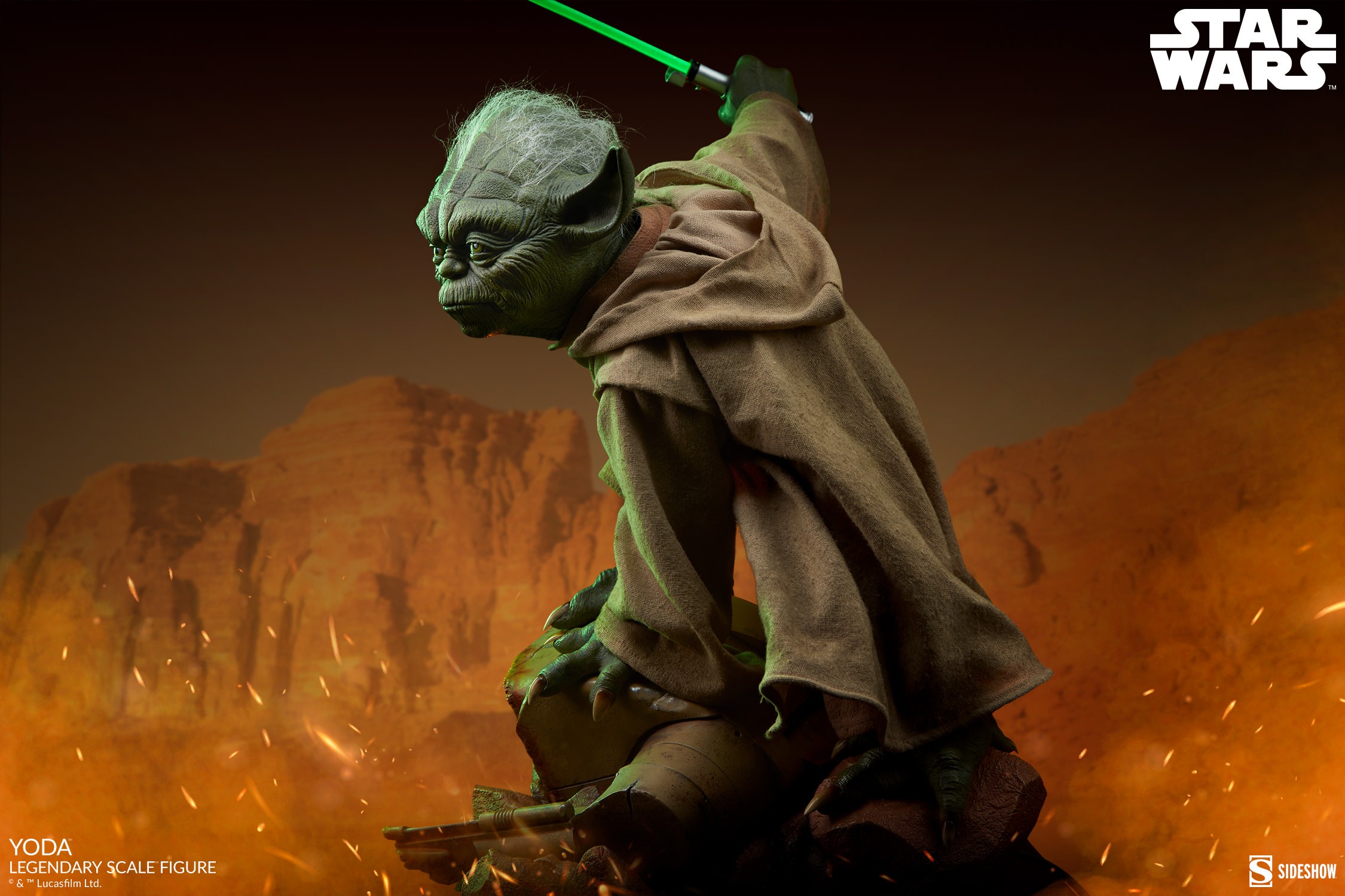 Sideshow yoda legendary scale sale