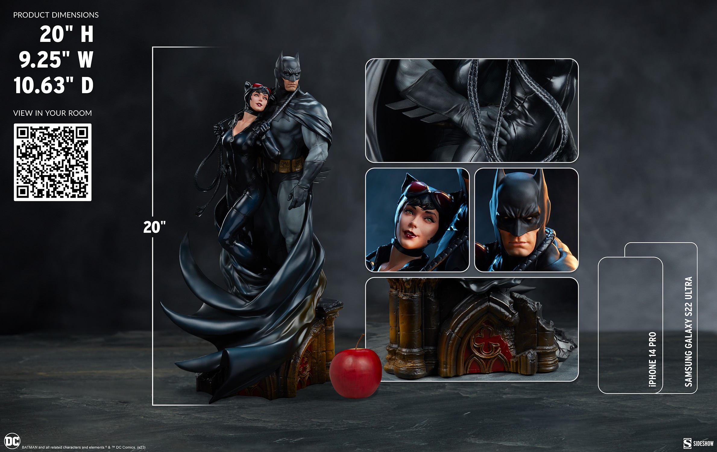 Batman and Catwoman Diorama Sideshow Collectibles