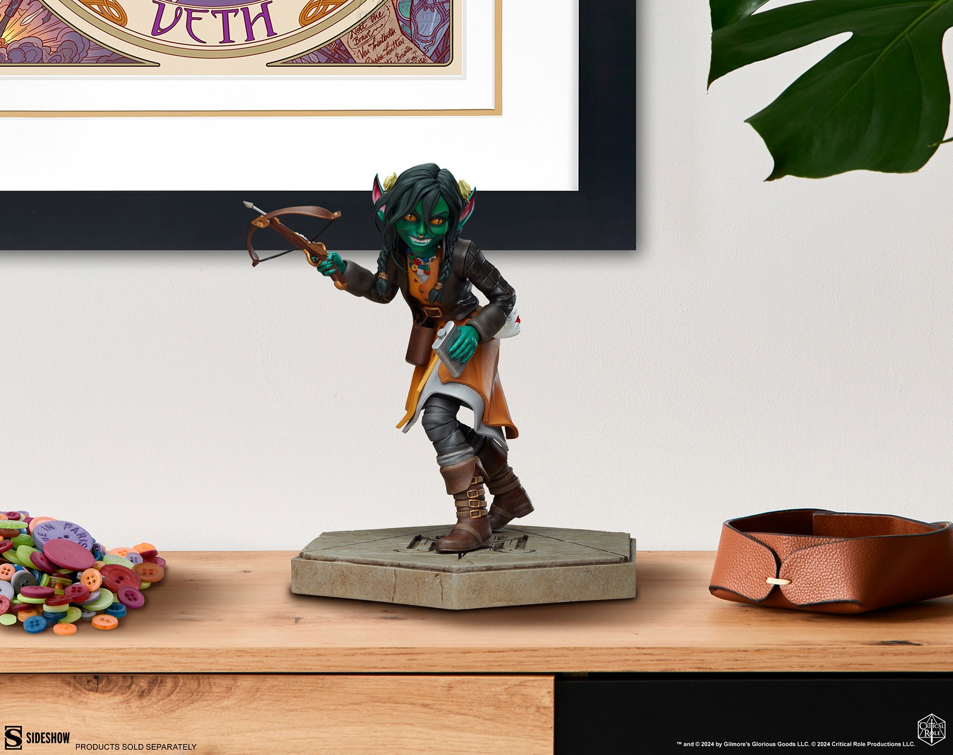Critical Role Nott the Brave - Mighty Nein Statues  (Prototype Shown) View 1