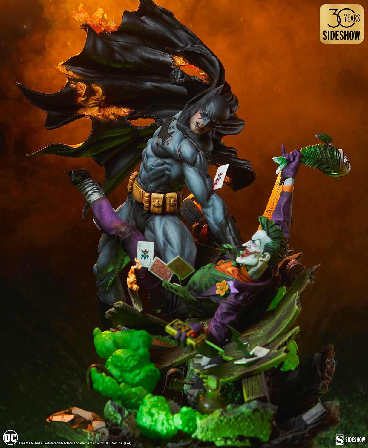 DC Comics Batman vs The Joker: Eternal Enemies Premium Format™ Figure  Collector Edition (Prototype Shown) View 2