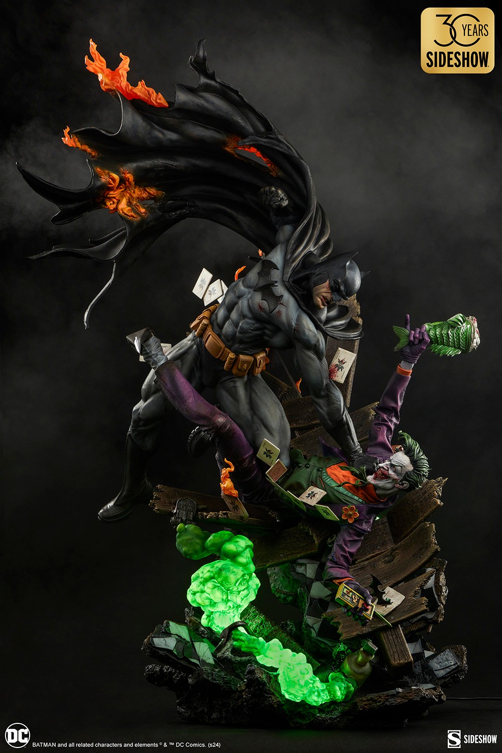 DC Comics Batman vs The Joker: Eternal Enemies Premium Format™ Figure  Collector Edition (Prototype Shown) View 11