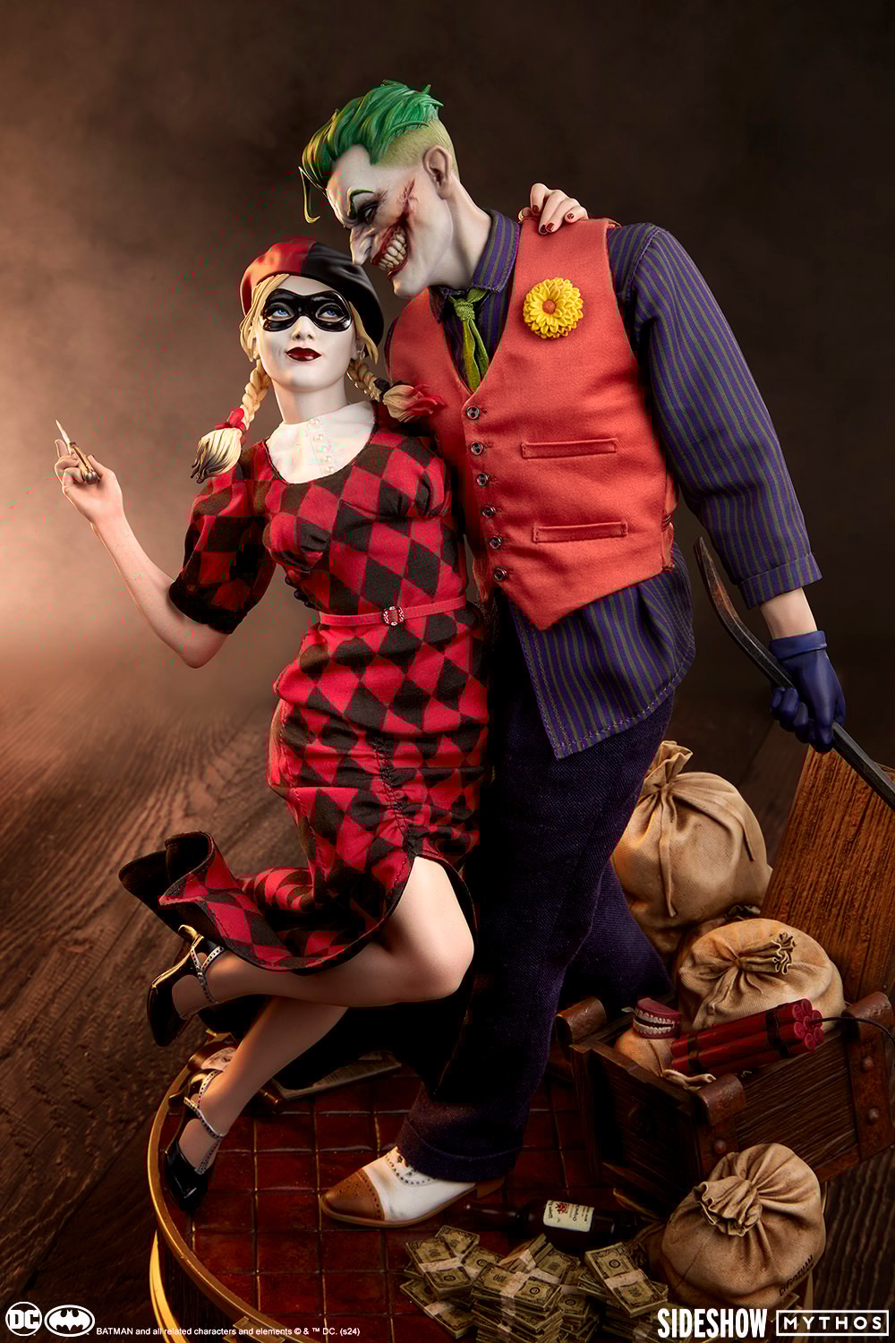 【楽天ランキング1位】 Lawless Quinn: Harley and Joker The Love Sideshow by Diorama ミニカー