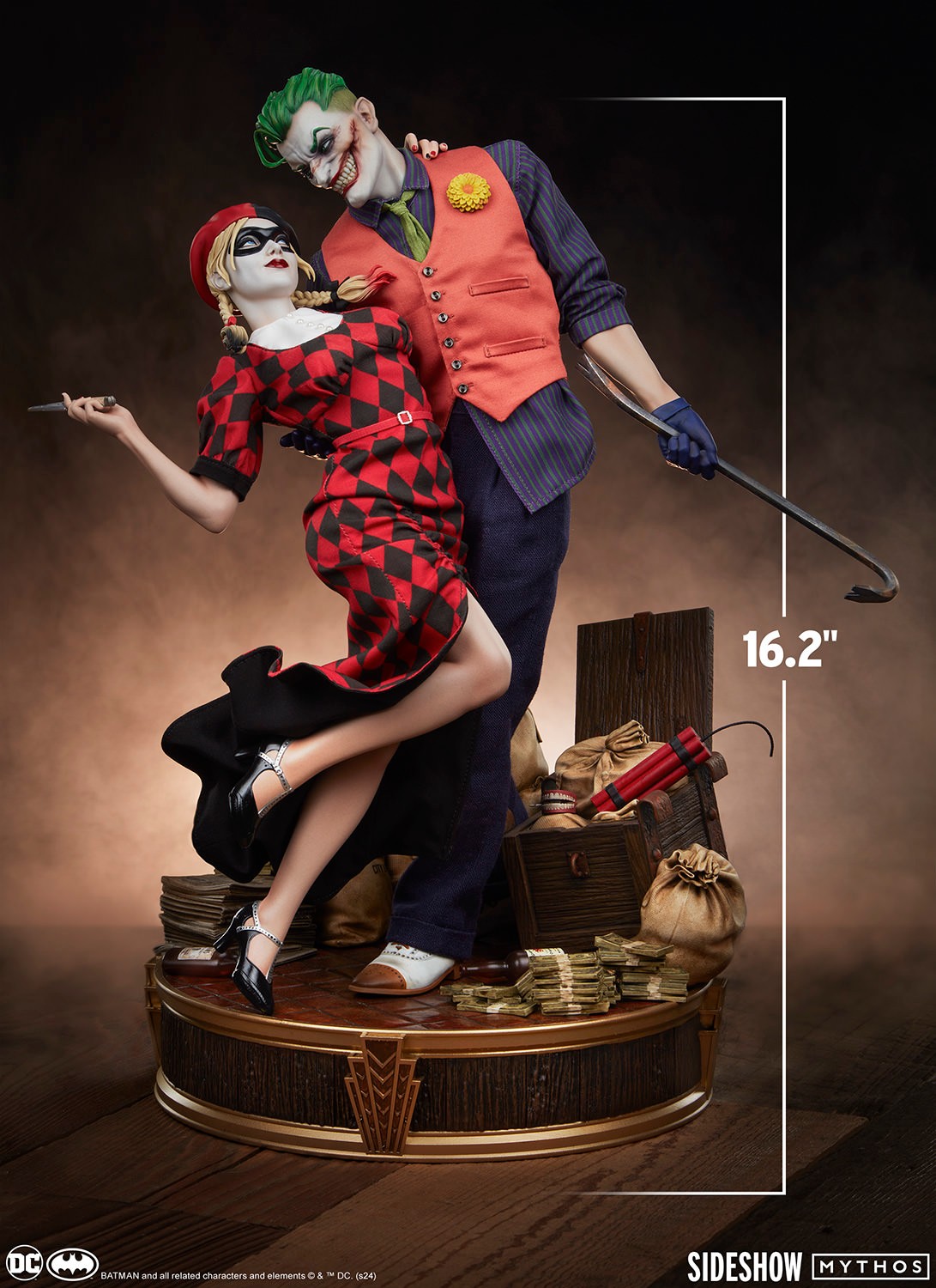 DC Comics The Joker and Harley Quinn: Lawless Love Diorama  (Prototype Shown) View 8