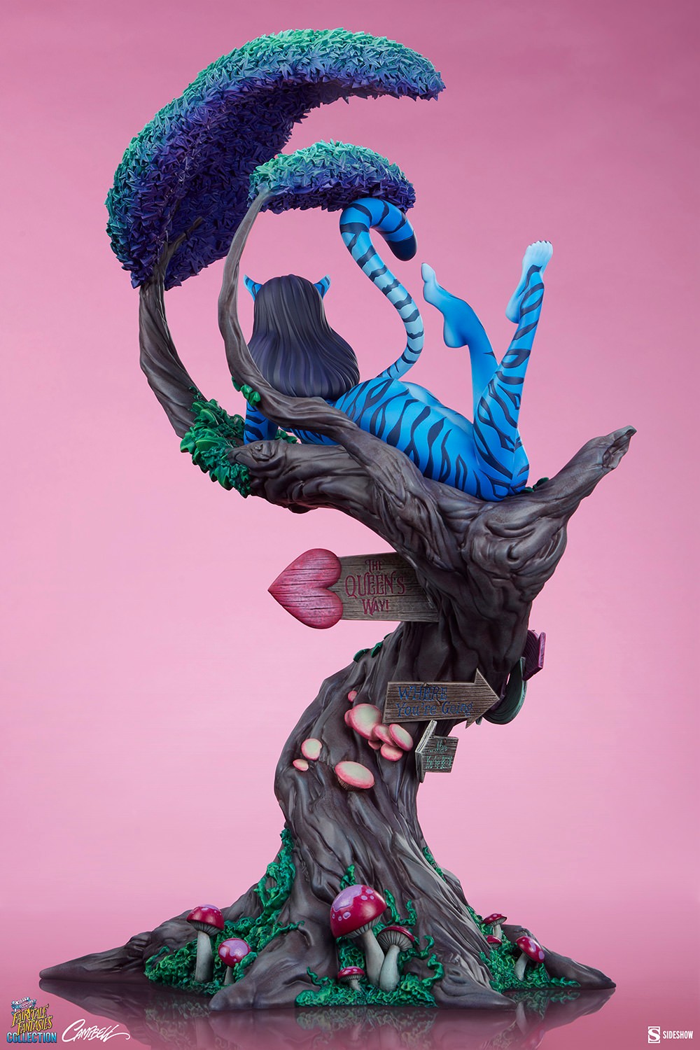J Scott Campbell Lady Cheshire Cat Statues  Collector Edition View 11