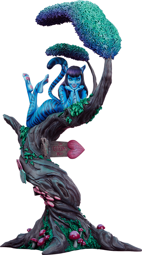猫*様 サイドショウ限定版！【プレデター】スタチュー　SIDESHOW(サイドシ Lady Cheshire Cat Statue by Sideshow Collectibles | Sideshow