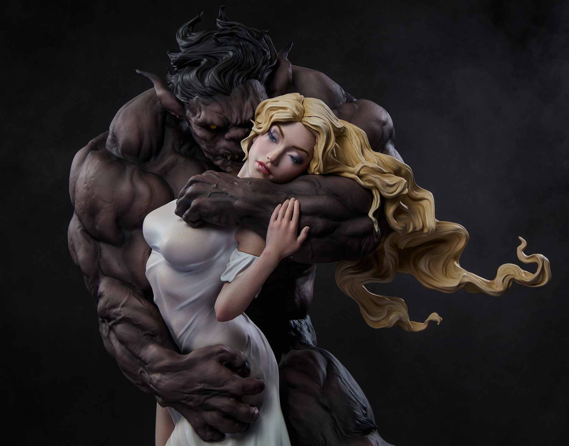 Sideshow Originals Beauty and the Beast Statues  (Prototype Shown) View 4