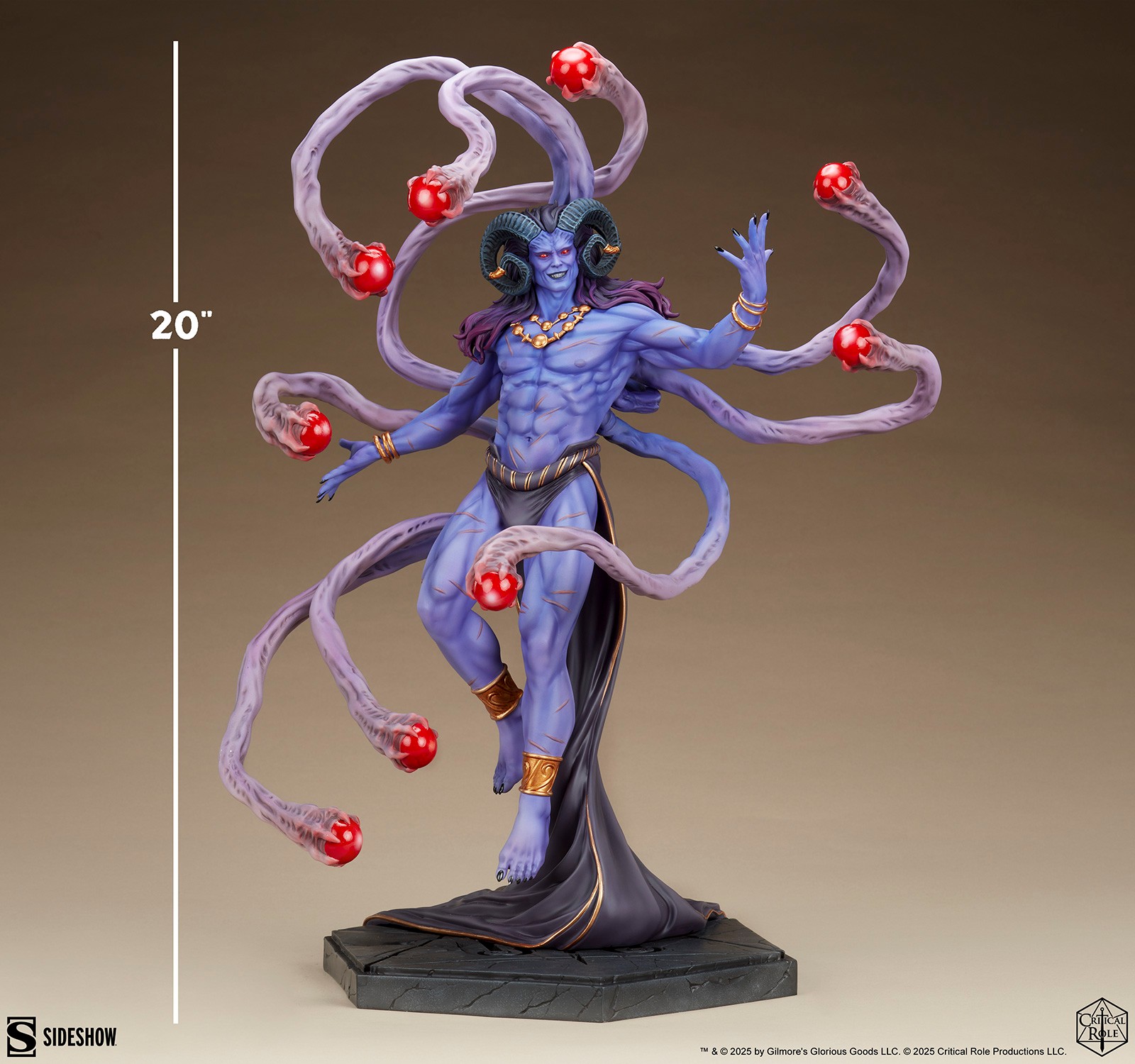 Critical Role Lucien the Neosomnovem - Mighty Nein Statues  (Prototype Shown) View 8