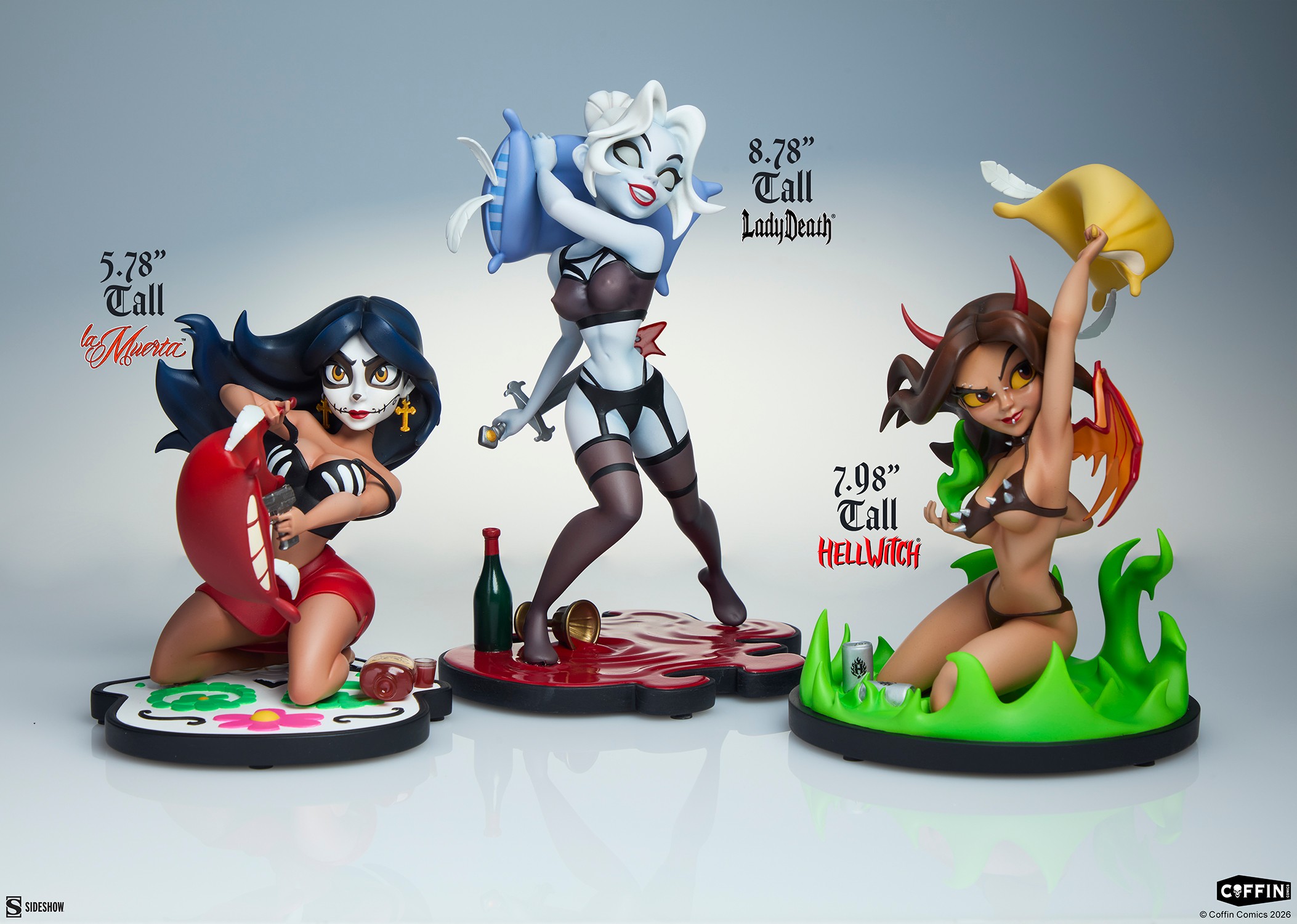 Coffin Comics Sleepover In Hell Designer Collectible Statue  (Prototype Shown) View 6