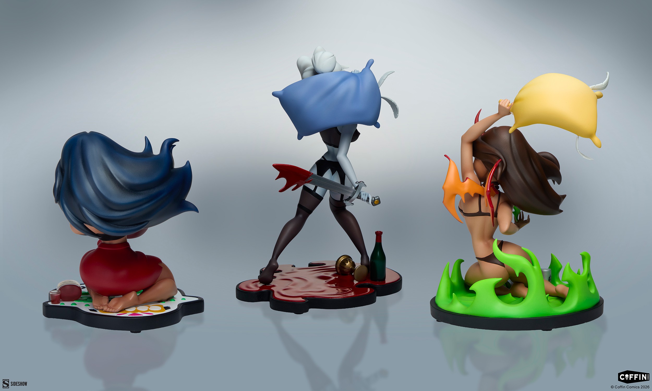 Coffin Comics Sleepover In Hell Designer Collectible Statue  (Prototype Shown) View 8