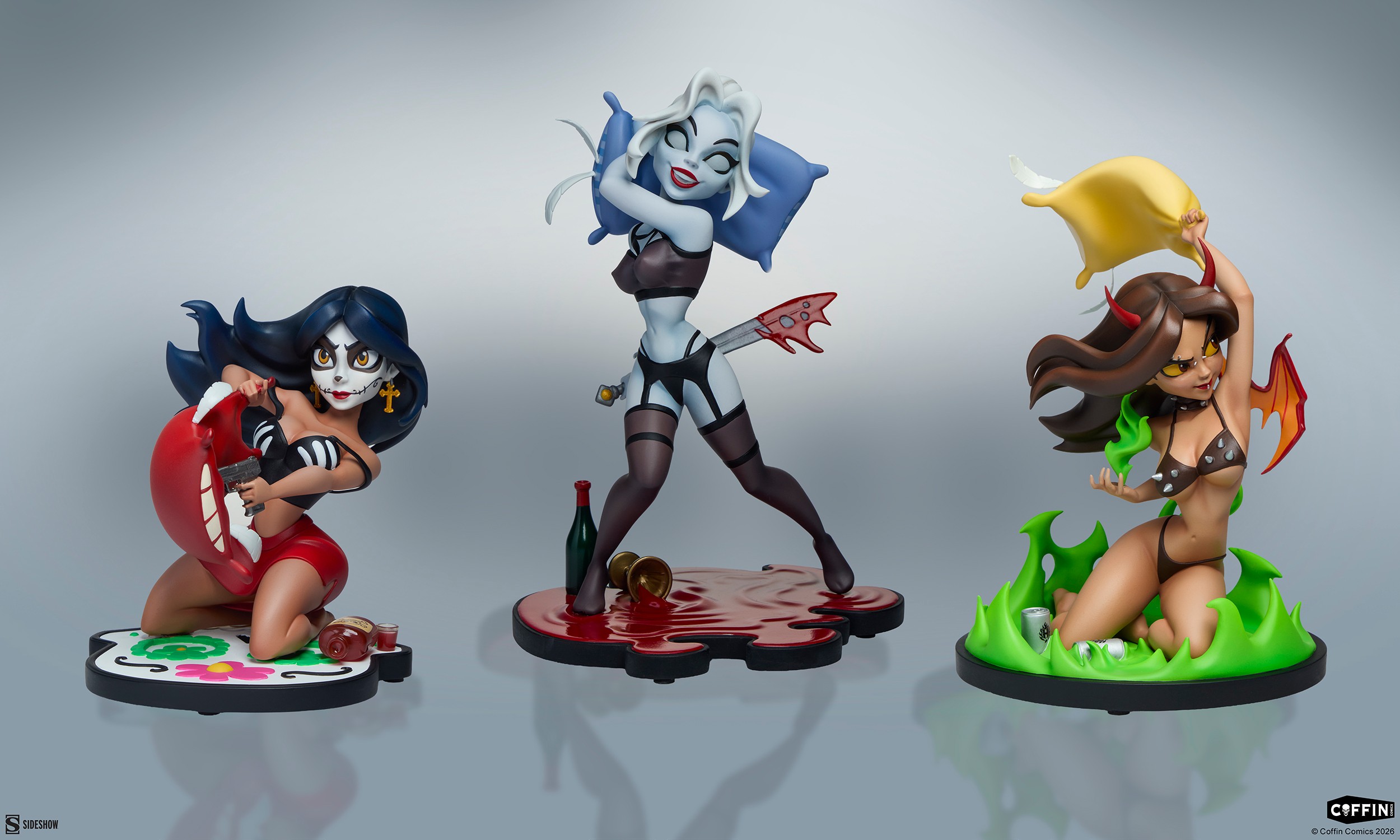 Coffin Comics Sleepover In Hell Designer Collectible Statue  (Prototype Shown) View 10