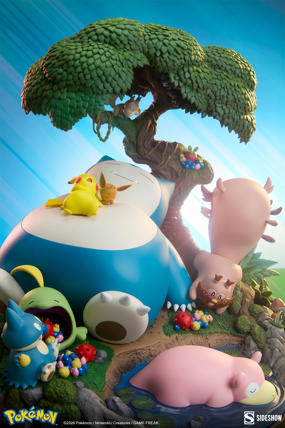 Pokémon Snorlax Diorama  (Prototype Shown) View 3