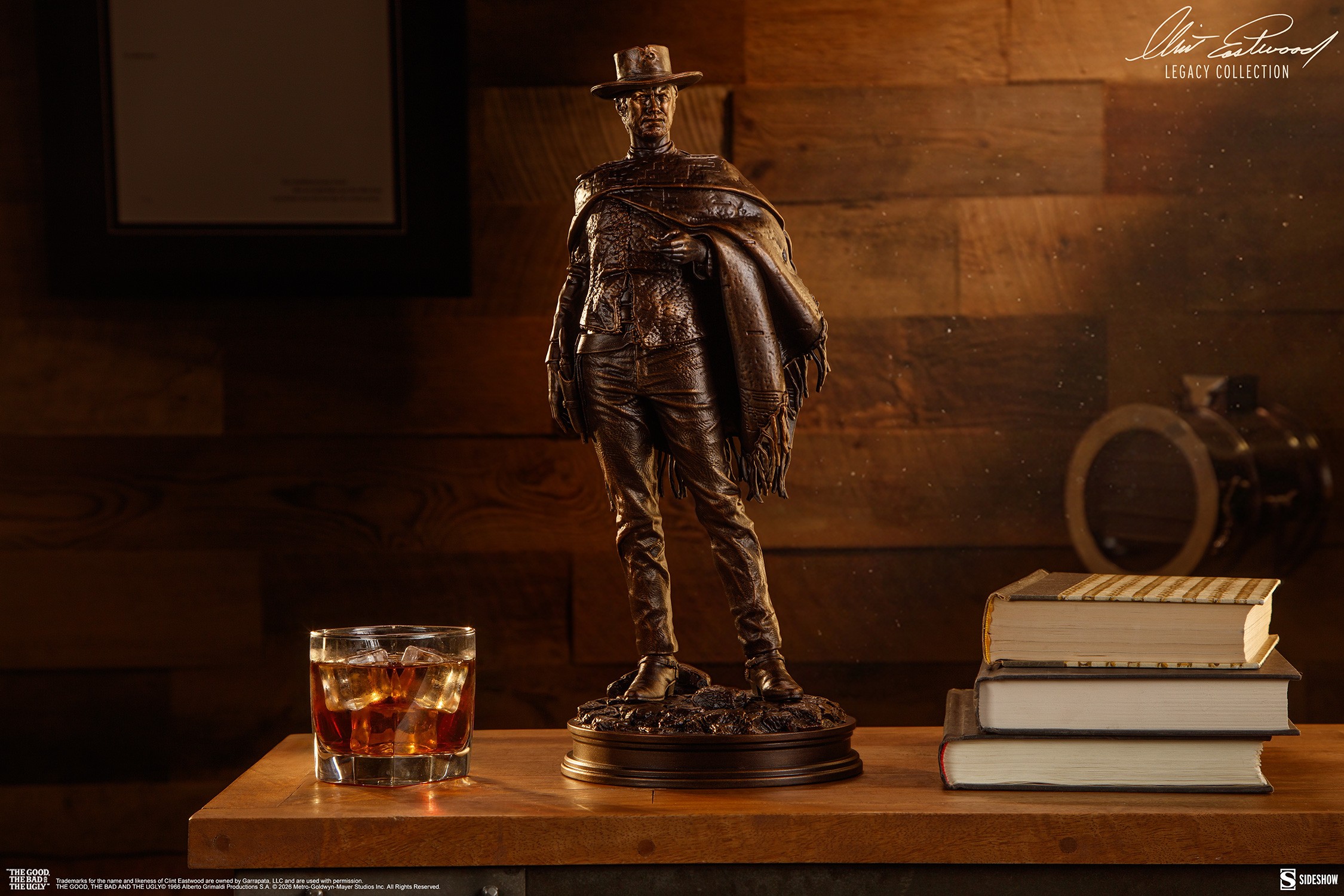 Clint Eastwood The Man with No Name (Faux Bronze) Statues  (Prototype Shown) View 1