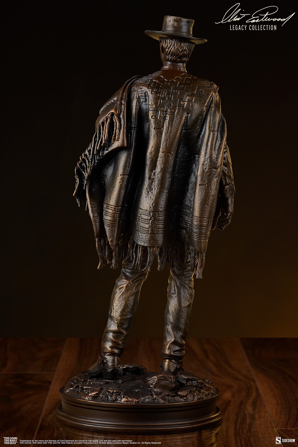 Clint Eastwood The Man with No Name (Faux Bronze) Statues  (Prototype Shown) View 4