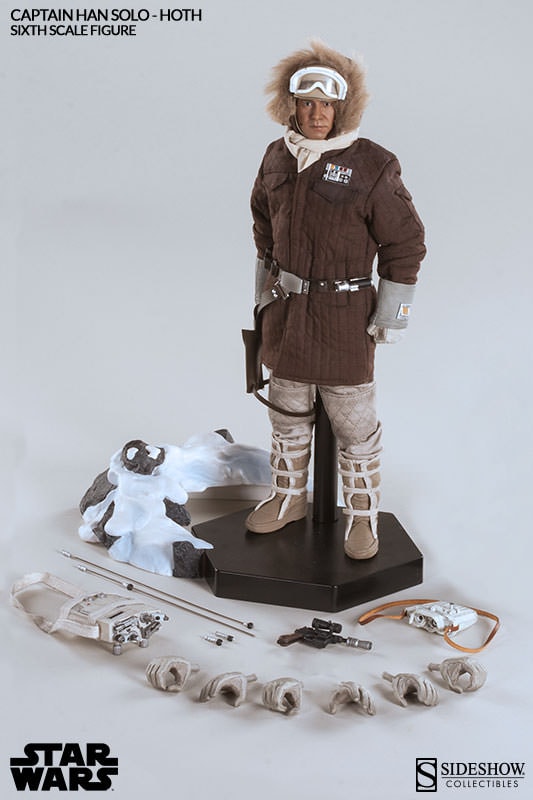 Star Wars Captain Han Solo - Hoth Sixth Scale Figure  Collector Edition View 7