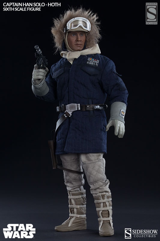 Star Wars Captain Han Solo - Hoth Sixth Scale Figure by Side